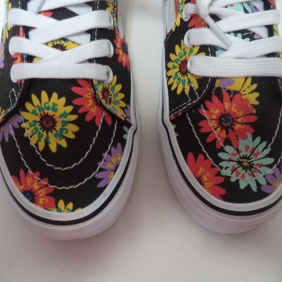 VANS Floral High-Top Sneakers - Retro Converse - Picture 5 of 13
